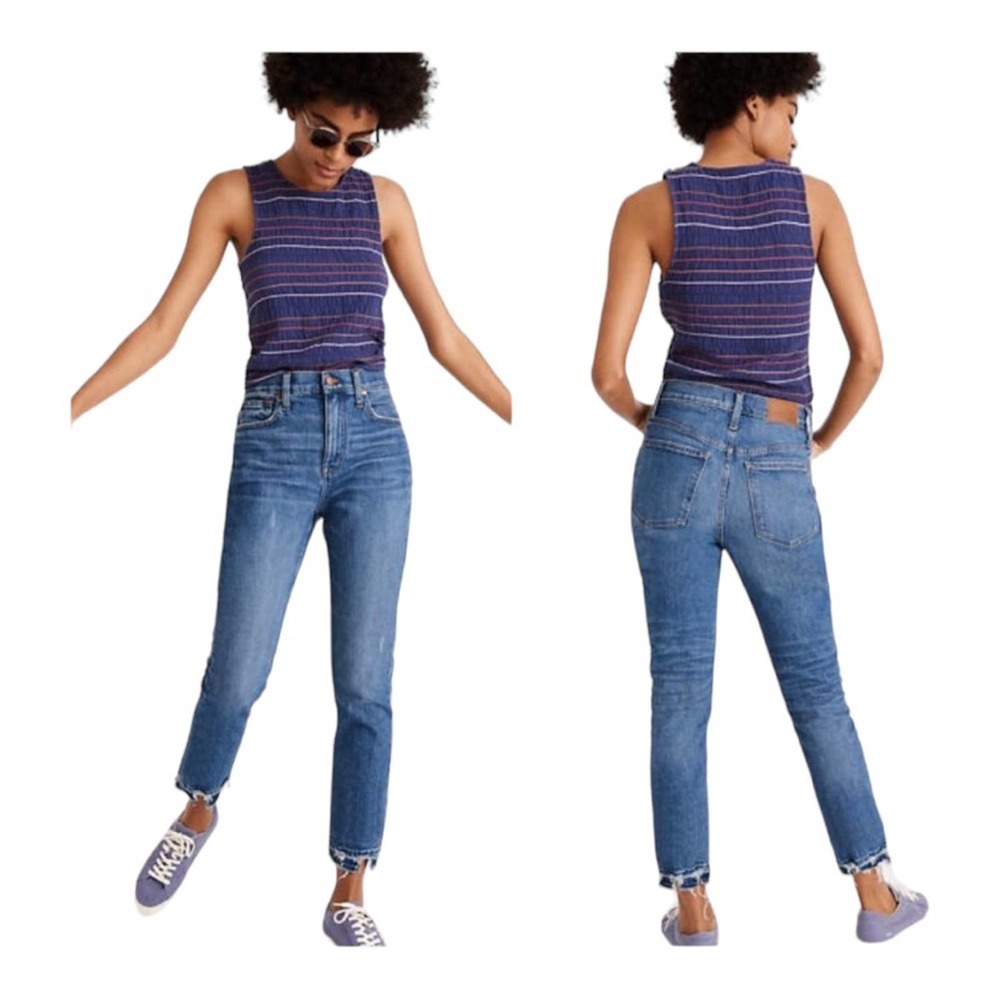 Madewell The High-Rise Slim Boyjean Melbourne Wash 25